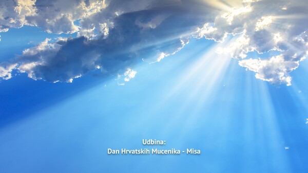 Udbina: Dan Hrvatskih Mucenika - Misa
