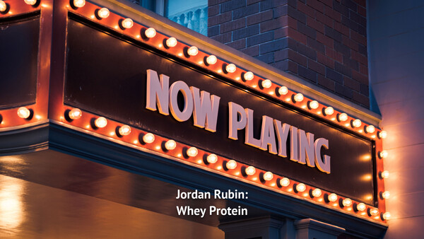 Jordan Rubin: Whey Protein
