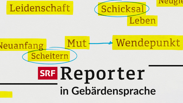 Reporter in Gebärdensprache
