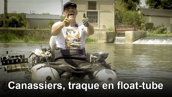 Canassiers, traque en float-tube