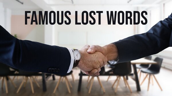 Famous Lost Words