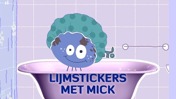 Lijmstickers met Mick