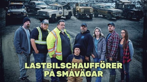 Lastbilschaufförer på småvägar