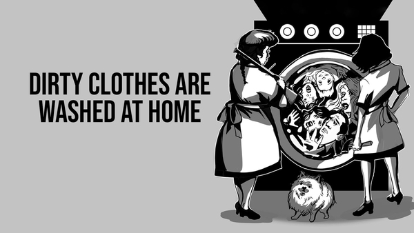 Dirty Clothes Are Washed at Home