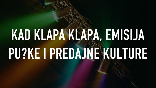 Kad klapa klapa, emisija pučke i predajne kulture