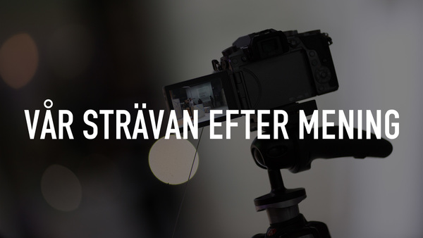 Vår strävan efter mening