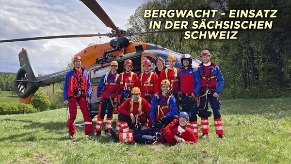 Bergwacht - Einsatz in der Sächsischen Schweiz