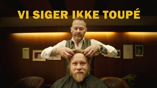 Vi siger ikke toupé
