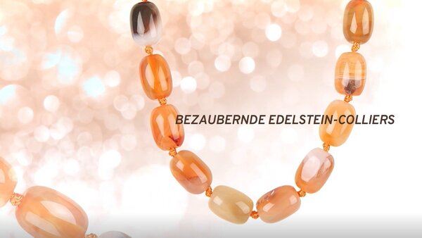 Bezaubernde Edelstein-Colliers
