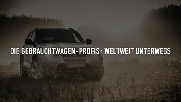 Die Gebrauchtwagen-Profis: Weltweit unterwegs