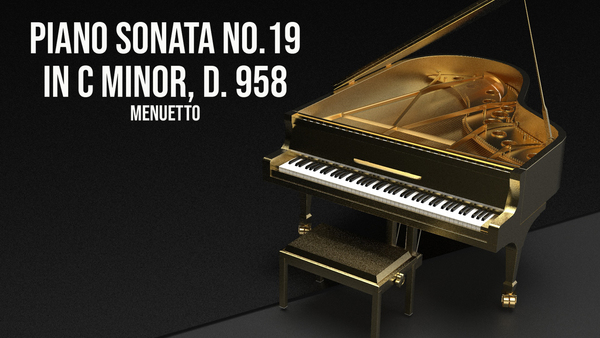 Piano Sonata No.19 in C minor, D. 958 - Menuetto
