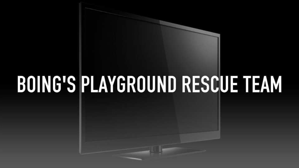 Boing's playground rescue team