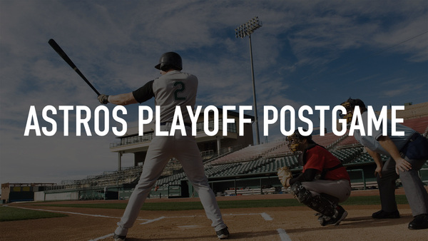 Astros Playoff Postgame
