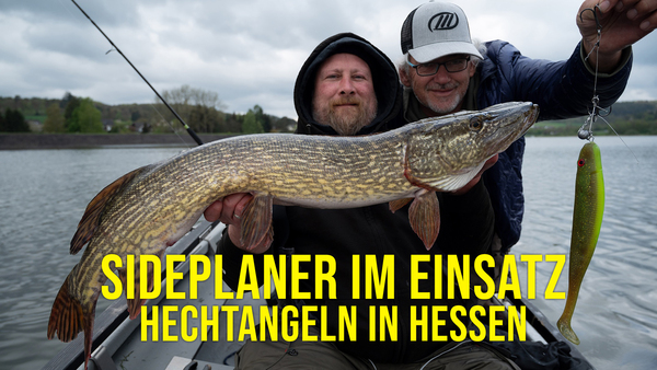 Sideplaner im Einsatz: Hechtangeln in Hessen