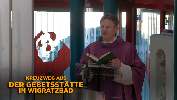 Kreuzweg aus der Gebetsstätte in Wigratzbad