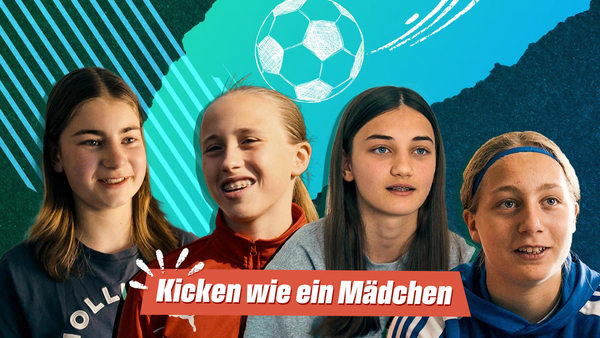 Kicken wie ein Mädchen