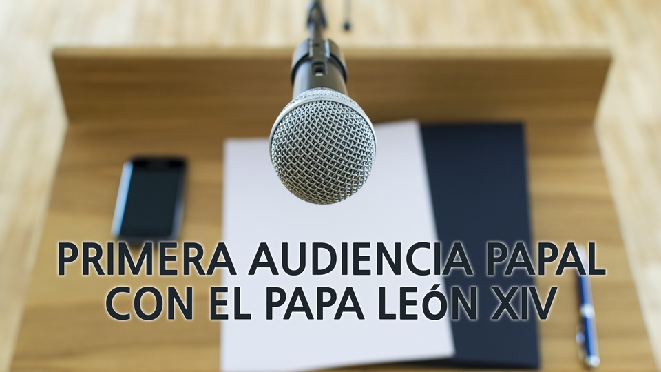 Primera audiencia papal con el Papa León XIV