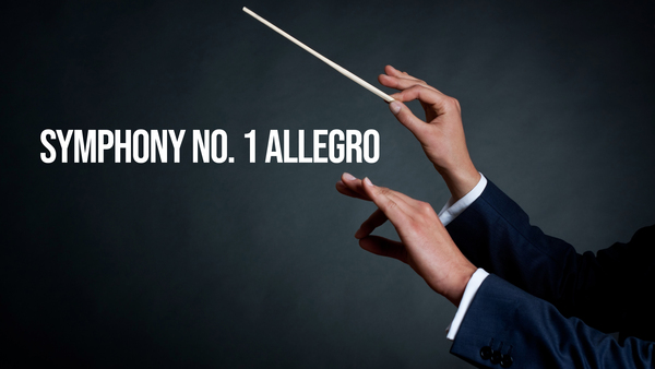 Symphony no. 1 Allegro
