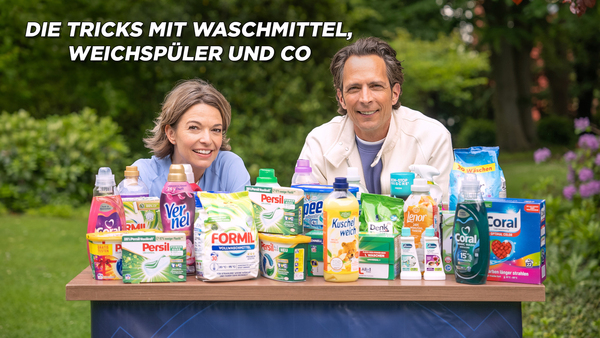 Die Tricks mit Waschmittel, Weichspüler und Co