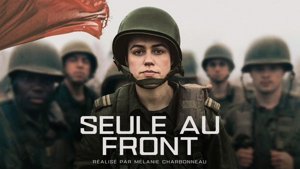 Seule au front