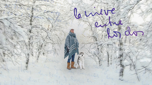 La nieve entre los dos