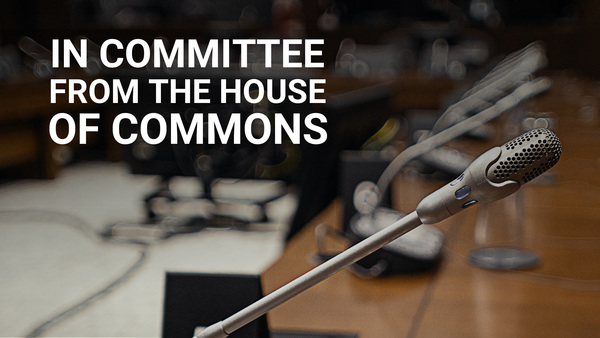 In Committee From the House of Commons