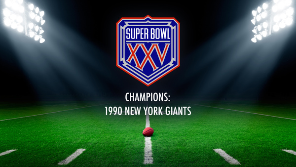 Super Bowl XXV Champions: 1990 New York Giants
