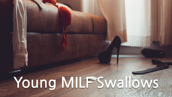 Young MILF Swallows