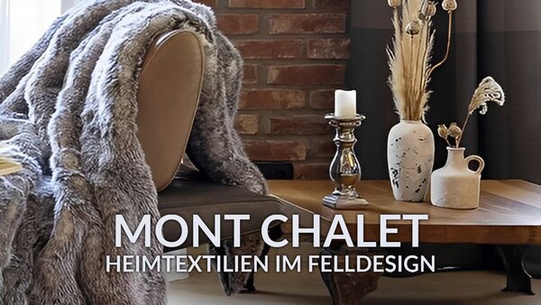 Mont Chalet: Heimtextilien im Felldesign