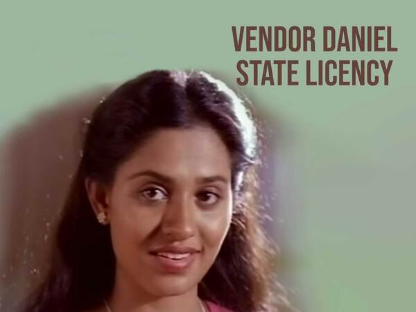 Vendor Daniel State Licency