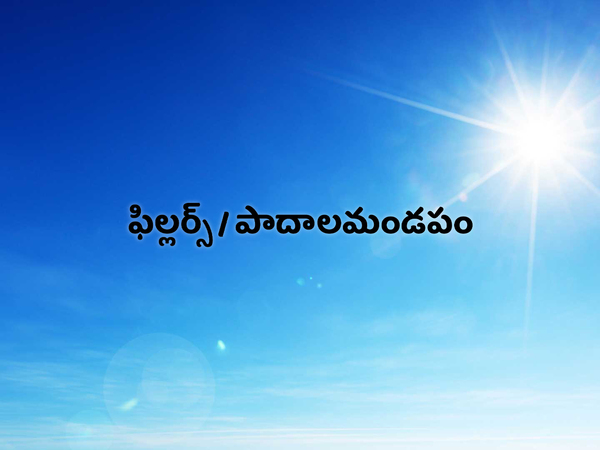 Fillers / Padalamandapam