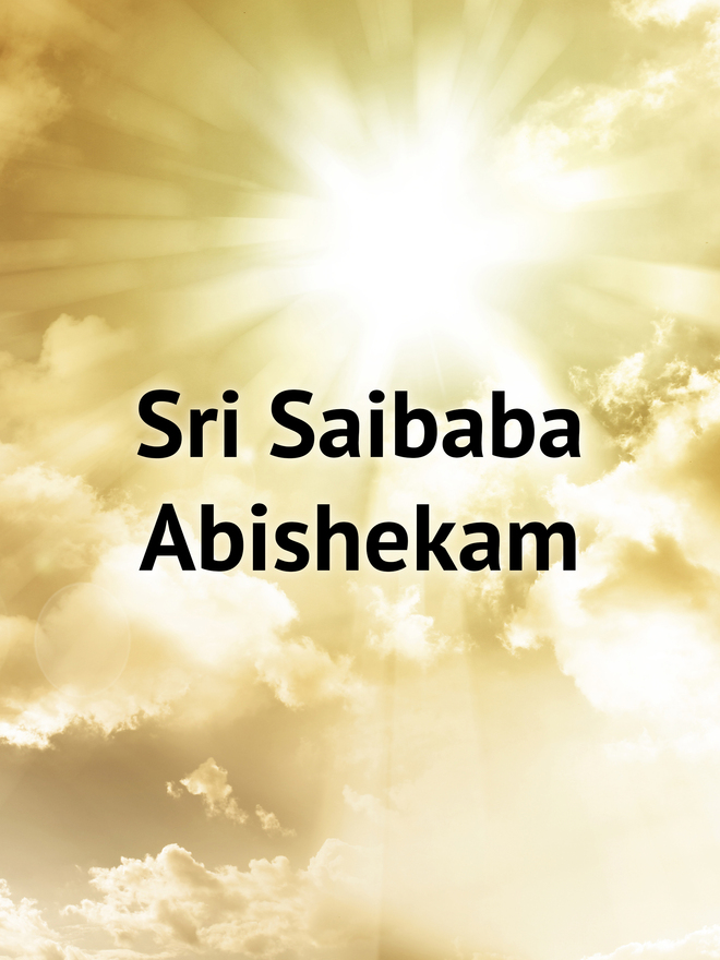 Sri Saibaba Abishekam
