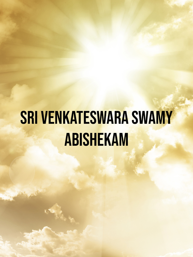 Sri Venkateswara Swamy Abishekam