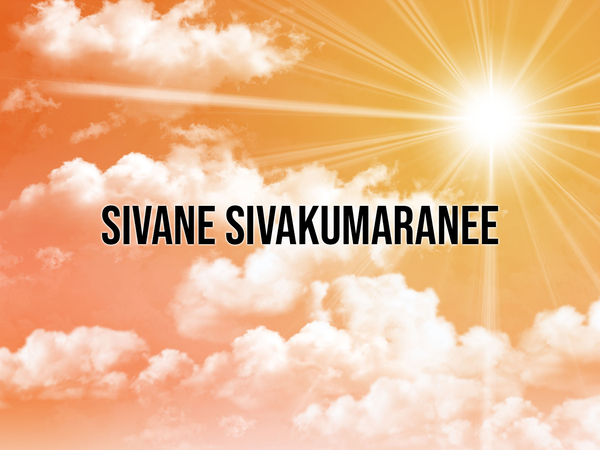 Sivane Sivakumaranee